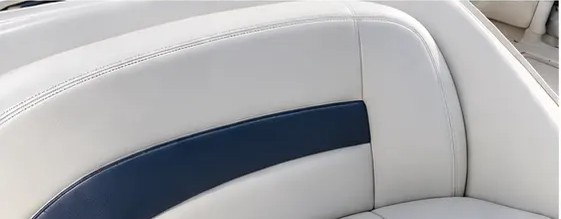 Boat upholstery restored after a deep clean