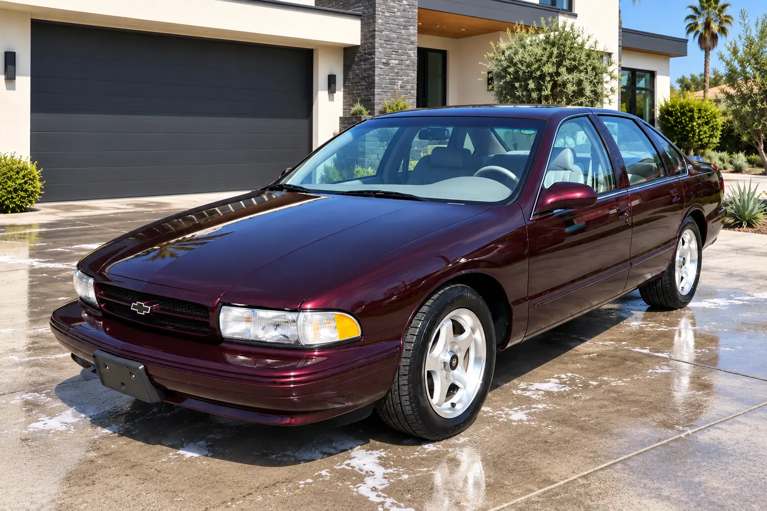 Chevrolet Impala SS with corrected, mirror-gloss paint